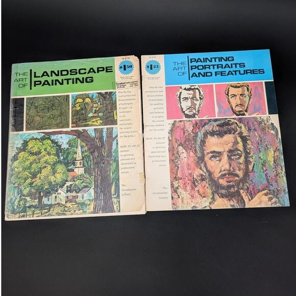 6 Vintage Grumbacher Library The Art Of Painting Drawing Set of 6 Softcover Lot - Picture 5 of 16